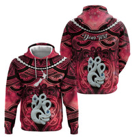 Personalised Maori Matariki Manaia Whero Hoodie Maori Kowhaiwhai Pattern Galaxy
