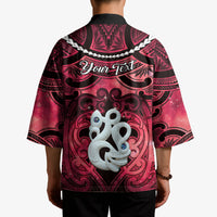 Personalised Maori Matariki Manaia Whero Kimono Maori Kowhaiwhai Pattern Galaxy LT01 - Polynesian Pride