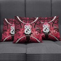 Maori Matariki Manaia Whero Pillow Cover Maori Kowhaiwhai Pattern Galaxy LT01 - Polynesian Pride