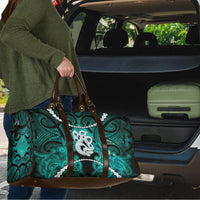 Maori Matariki Manaia Turquoise Travel Bag Maori Kowhaiwhai Pattern Galaxy LT01 - Polynesian Pride