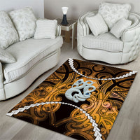 Maori Matariki Manaia Kowhai Area Rug Maori Kowhaiwhai Pattern Galaxy LT01 - Polynesian Pride
