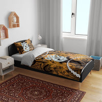 Maori Matariki Manaia Kowhai Bedding Set Maori Kowhaiwhai Pattern Galaxy
