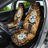 Maori Matariki Manaia Kowhai Car Seat Cover Maori Kowhaiwhai Pattern Galaxy