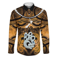 Personalised Maori Matariki Manaia Kowhai Family Matching Mermaid Dress and Hawaiian Shirt Maori Kowhaiwhai Pattern Galaxy