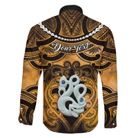 Personalised Maori Matariki Manaia Kowhai Family Matching Tank Maxi Dress and Hawaiian Shirt Maori Kowhaiwhai Pattern Galaxy