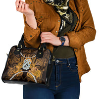 Maori Matariki Manaia Kowhai Shoulder Handbag Maori Kowhaiwhai Pattern Galaxy LT01 - Polynesian Pride