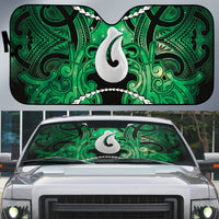 Maori Matariki Hei Matau Kakariki Auto Sun Shade Maori Kowhaiwhai Pattern Galaxy