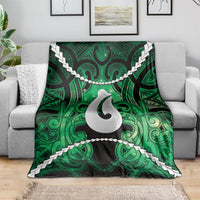 Maori Matariki Hei Matau Kakariki Blanket Maori Kowhaiwhai Pattern Galaxy LT01 - Polynesian Pride