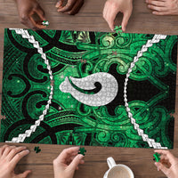 Maori Matariki Hei Matau Kakariki Puzzle Maori Kowhaiwhai Pattern Galaxy LT01 - Polynesian Pride