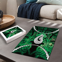 Maori Matariki Hei Matau Kakariki Puzzle Maori Kowhaiwhai Pattern Galaxy LT01 - Polynesian Pride