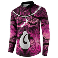 Personalised Maori Matariki Hei Matau Mawhero Button Sweatshirt Maori Kowhaiwhai Pattern Galaxy LT01 - Polynesian Pride