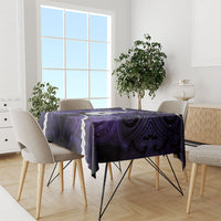 Maori Matariki Hei Matau Waiporoporo Tablecloth Maori Kowhaiwhai Pattern Galaxy