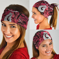 Maori Matariki Hei Matau Whero Neck Gaiter Maori Kowhaiwhai Pattern Galaxy LT01 - Polynesian Pride