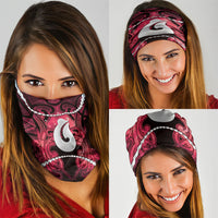 Maori Matariki Hei Matau Whero Neck Gaiter Maori Kowhaiwhai Pattern Galaxy LT01 - Polynesian Pride