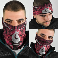 Maori Matariki Hei Matau Whero Neck Gaiter Maori Kowhaiwhai Pattern Galaxy LT01 - Polynesian Pride