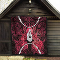 Maori Matariki Hei Matau Whero Quilt Maori Kowhaiwhai Pattern Galaxy LT01 - Polynesian Pride