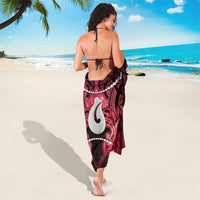 Maori Matariki Hei Matau Whero Sarong Maori Kowhaiwhai Pattern Galaxy LT01 - Polynesian Pride
