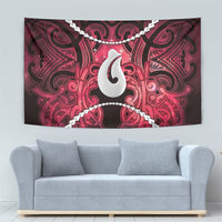 Maori Matariki Hei Matau Whero Tapestry Maori Kowhaiwhai Pattern Galaxy LT01 - Polynesian Pride