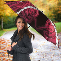 Maori Matariki Hei Matau Whero Umbrella Maori Kowhaiwhai Pattern Galaxy LT01 - Polynesian Pride