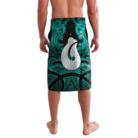 Personalised Maori Matariki Hei Matau Turquoise Lavalava Maori Kowhaiwhai Pattern Galaxy LT01 - Polynesian Pride