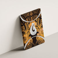 Maori Matariki Hei Matau Kowhai Canvas Wall Art Maori Kowhaiwhai Pattern Galaxy