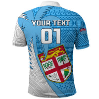 Custom Fiji Rugby Polo Shirt Come On Fijian Tapa Pattern LT01 - Polynesian Pride
