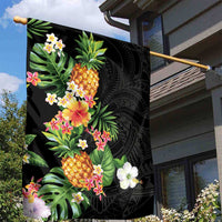 Hawaii Pineapple Tropical Garden Flag Colorful Hibiscus Plumeria LT01 - Polynesian Pride