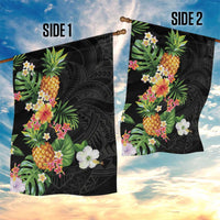 Hawaii Pineapple Tropical Garden Flag Colorful Hibiscus Plumeria LT01 - Polynesian Pride