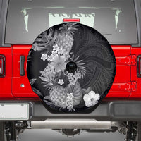 Hawaii Pineapple Tropical Spare Tire Cover Neutral Hibiscus Plumeria LT01 - Polynesian Pride