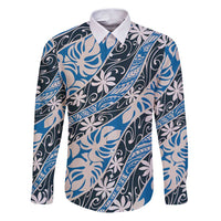 Ninamu Tahiti Tiare Monstera Family Matching Puletasi and Hawaiian Shirt Polynesian Pattern Curve Style - Polynesian Pride