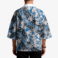 Ninamu Tahiti Tiare Monstera Kimono Polynesian Pattern Curve Style - Polynesian Pride