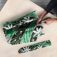Matie Tahiti Tiare Monstera Umbrella Polynesian Pattern Curve Style - Polynesian Pride