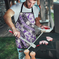 Vareau Tahiti Tiare Monstera Apron Polynesian Pattern Curve Style - Polynesian Pride