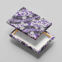 Vareau Tahiti Tiare Monstera Canvas Wall Art Polynesian Pattern Curve Style - Polynesian Pride