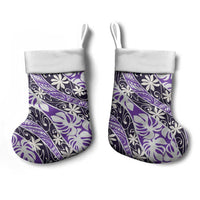 Vareau Tahiti Tiare Monstera Christmas Stocking Polynesian Pattern Curve Style - Polynesian Pride