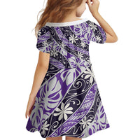 Vareau Tahiti Tiare Monstera Family Matching Off Shoulder Maxi Dress and Hawaiian Shirt Polynesian Pattern Curve Style - Polynesian Pride