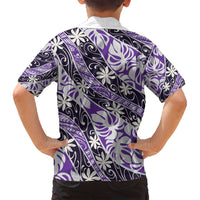 Vareau Tahiti Tiare Monstera Family Matching Off Shoulder Short Dress and Hawaiian Shirt Polynesian Pattern Curve Style - Polynesian Pride