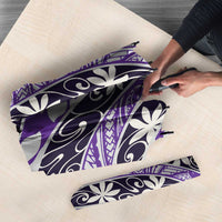 Vareau Tahiti Tiare Monstera Umbrella Polynesian Pattern Curve Style - Polynesian Pride