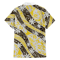 Rearea Tahiti Tiare Monstera Family Matching Mermaid Dress and Hawaiian Shirt Polynesian Pattern Curve Style - Polynesian Pride