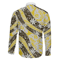 Rearea Tahiti Tiare Monstera Family Matching Short Sleeve Bodycon Dress and Hawaiian Shirt Polynesian Pattern Curve Style - Polynesian Pride