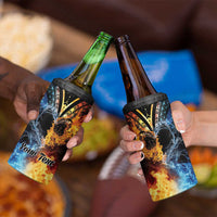 Personalised Polynesian Heart In Fire And Water 4 in 1 Can Cooler Tumbler Romantic Elements