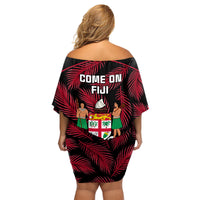 fiji-rugby-family-matching-off-shoulder-short-dress-and-hawaiian-shirt-flying-fijians-red-palm-tree-version