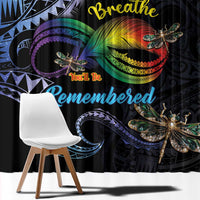 Polynesian Memorial Window Curtain As Long As I Breathe You'll Be Remembered