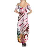 Pasifika Festival Summer Maxi Dress Tribal Pattern Tropical Style LT01 - Polynesian Pride