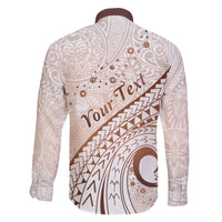 Pasifika Festival Family Matching Off Shoulder Long Sleeve Dress and Hawaiian Shirt Vintage Tribal Pattern LT01 - Polynesian Pride