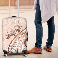 Pasifika Festival Luggage Cover Vintage Tribal Pattern LT01 Brown - Polynesian Pride