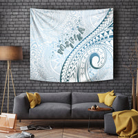 Pasifika Festival Tapestry Tribal Pattern Blue Version LT01 - Polynesian Pride