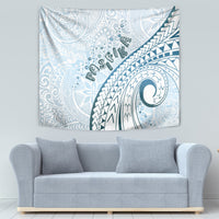Pasifika Festival Tapestry Tribal Pattern Blue Version LT01 - Polynesian Pride