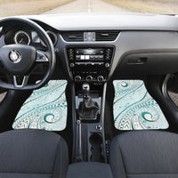 Pasifika Festival Car Mats Tribal Pattern Teal Version