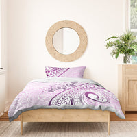 Pasifika Festival Bedding Set Tribal Pattern Lilac Version LT01 - Polynesian Pride